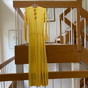 Sexy But Classy Beautiful Buttercup Yellow Maxi Dress